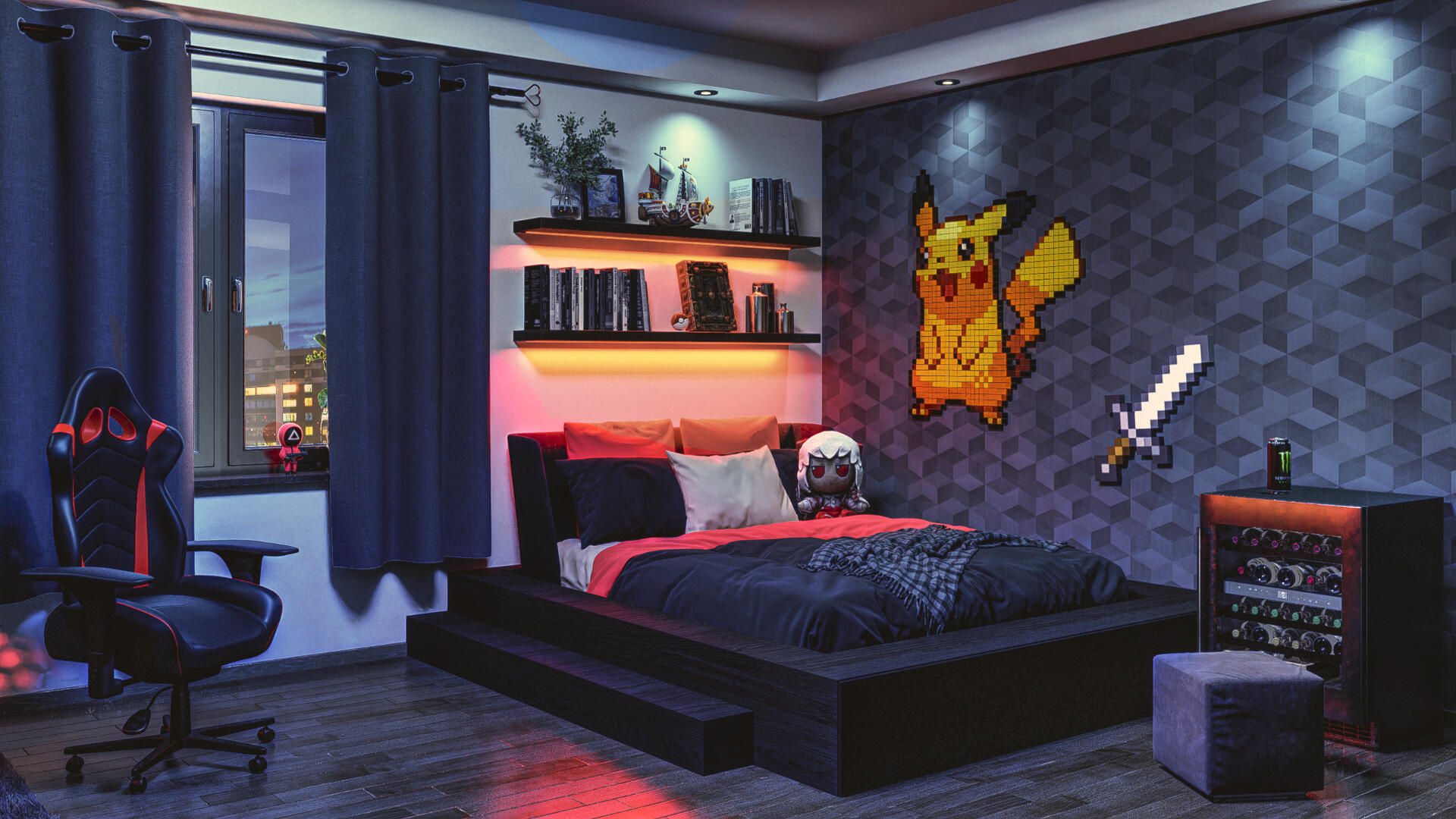 Gaming Room BG (Bed)